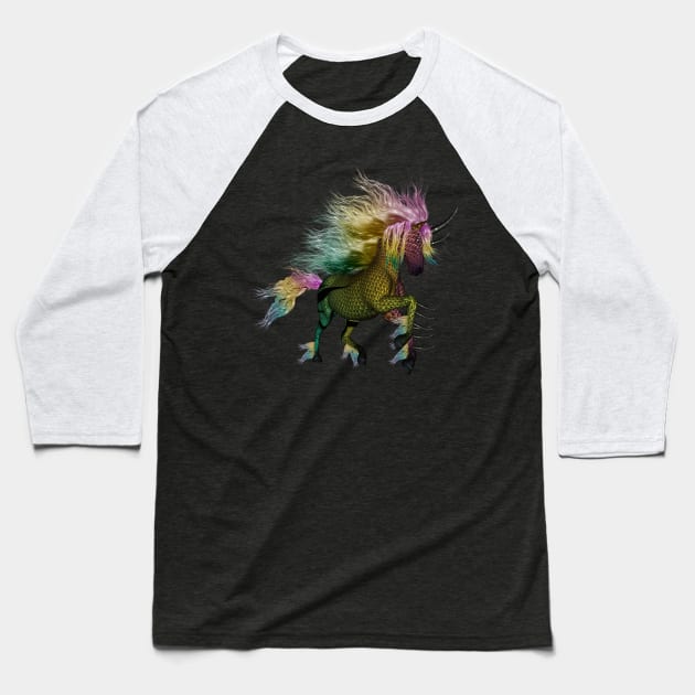 Wonderful colorful fantasy horse Baseball T-Shirt by Nicky2342